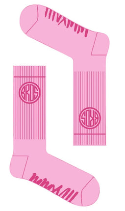 Bros Classic Socks Pink edition