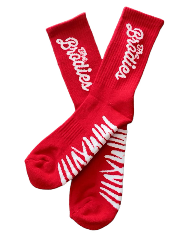 Brodies classic socks (red) - The Brodies LLC