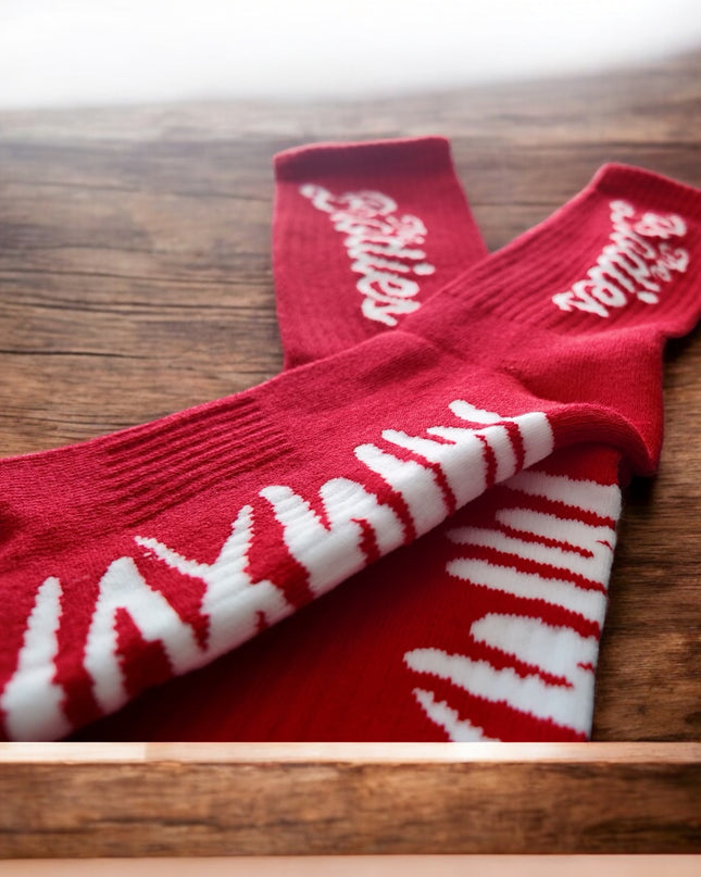 Brodies classic socks (red) - The Brodies LLC 
