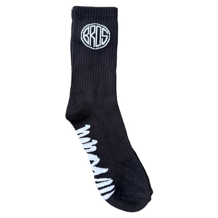 Bros Black Classic Socks - The Brodies LLC 