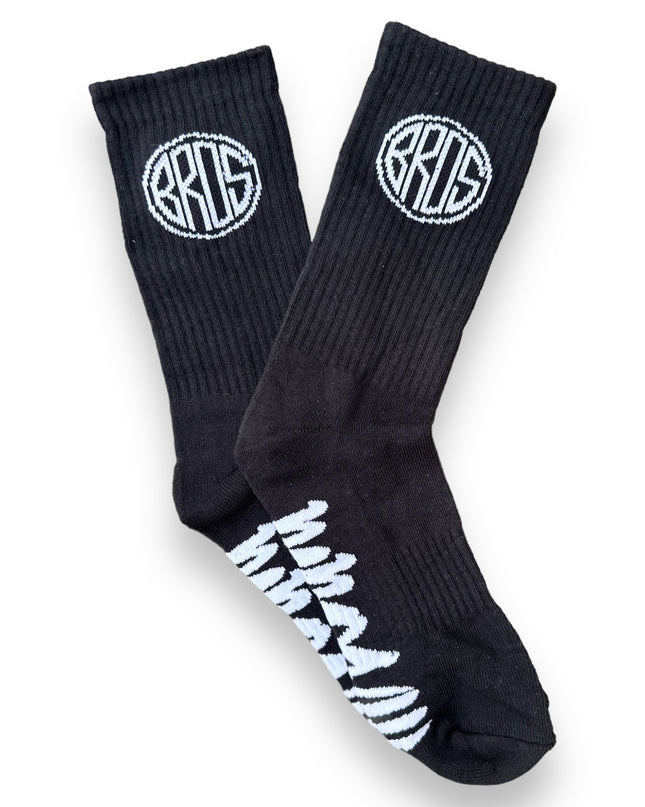 Bros Black Classic Socks - The Brodies LLC