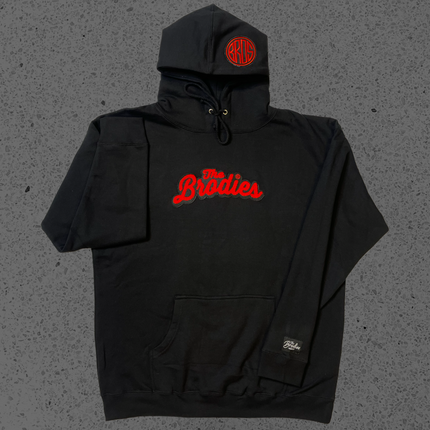 Black And Red Brodies hoodie2023 - The Brodies LLC 
