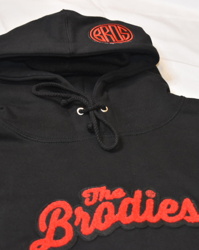 Black And Red Brodies hoodie2023 - The Brodies LLC 