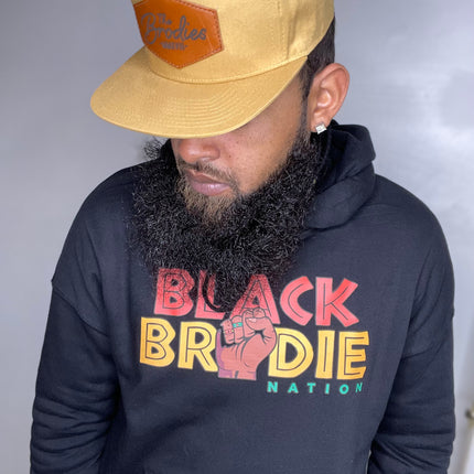 Black Brodie Nation Hoodie - The Brodies LLC 