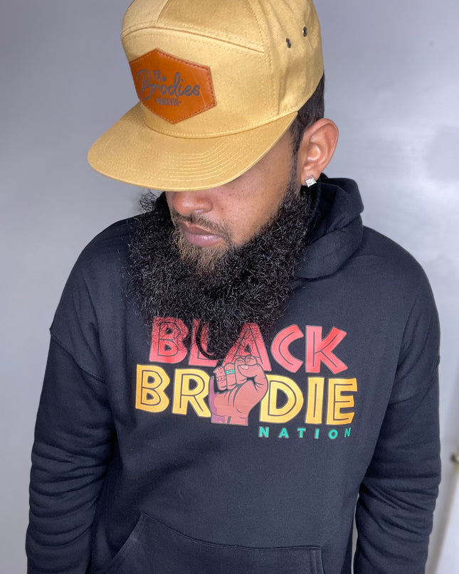 Black Brodie Nation Hoodie - The Brodies LLC
