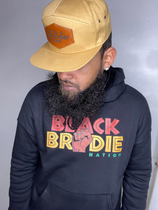Black Brodie Nation Hoodie - The Brodies LLC 